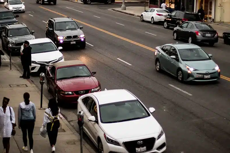 Emergency crews respond to injury crash at Normandie Avenue and Pacific Coast Highway in Los Angeles.