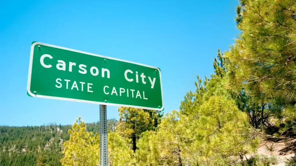 Traffic Moves Constantly Through Carson.