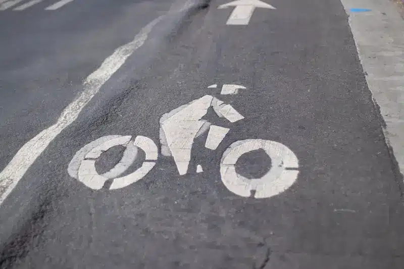 Bicyclist struck on Figueroa Street near University Park in Los Angeles.