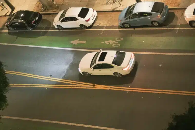 Police investigating a hit-and-run accident near W Temple Street and N Beaudry Avenue in Los Angeles