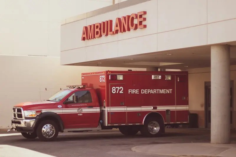 Motorcyclist injured at S Arizona Avenue and Whittier Boulevard in Los Angeles.