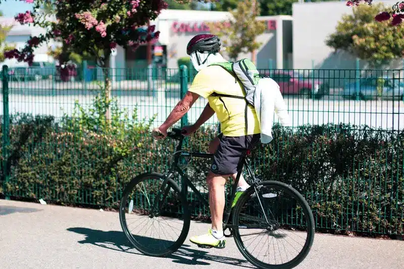 Cyclist injured in a vehicle crash on South Corlett Avenue in South Los Angeles.